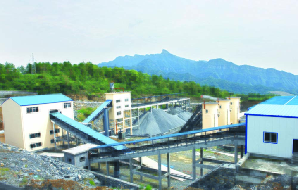 1.5 million tons of mineral processing plant